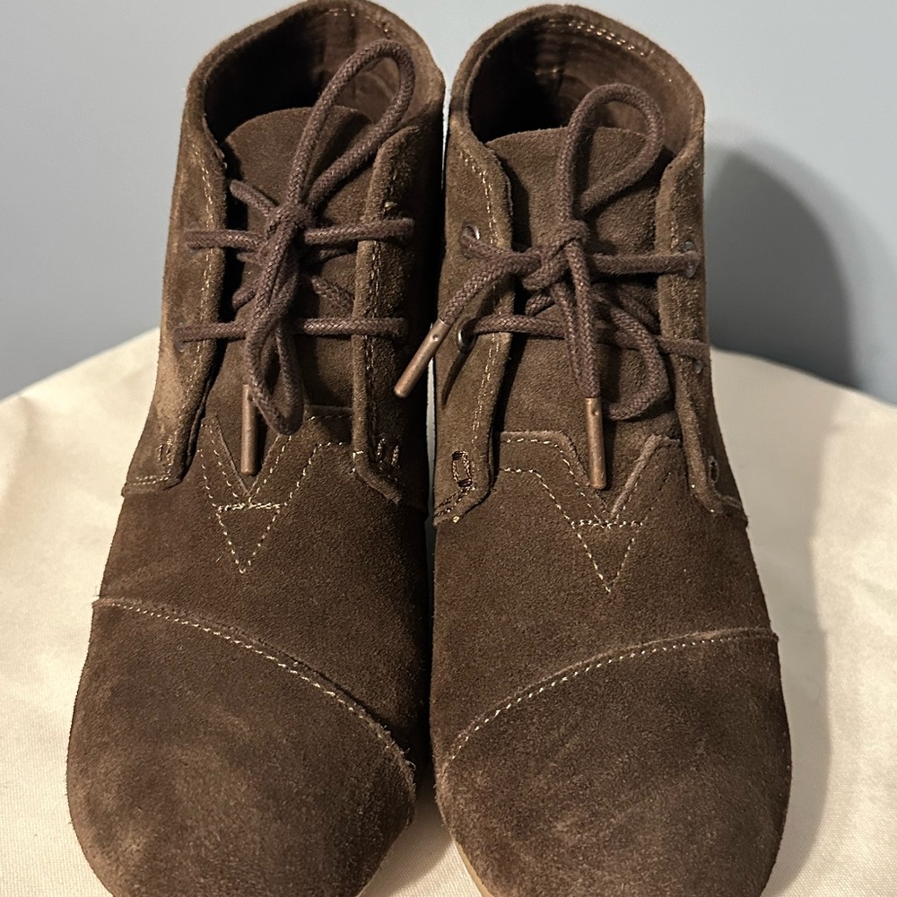 Suede Women's Desert Wedges